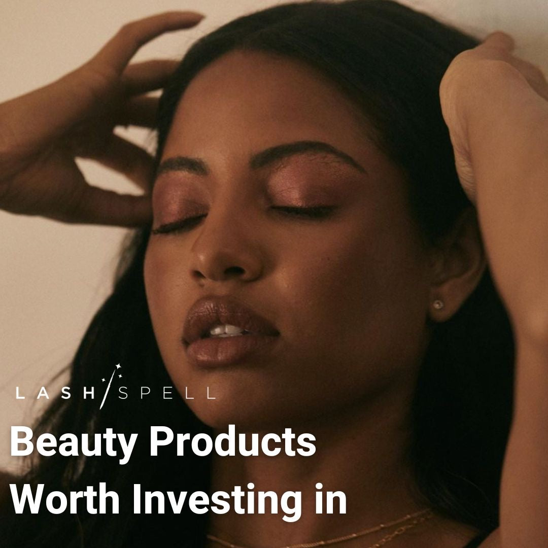 beauty products worth investing in, a girls face up close